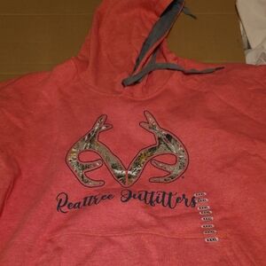 Realtree Pink Hoodie with Camo Accents
